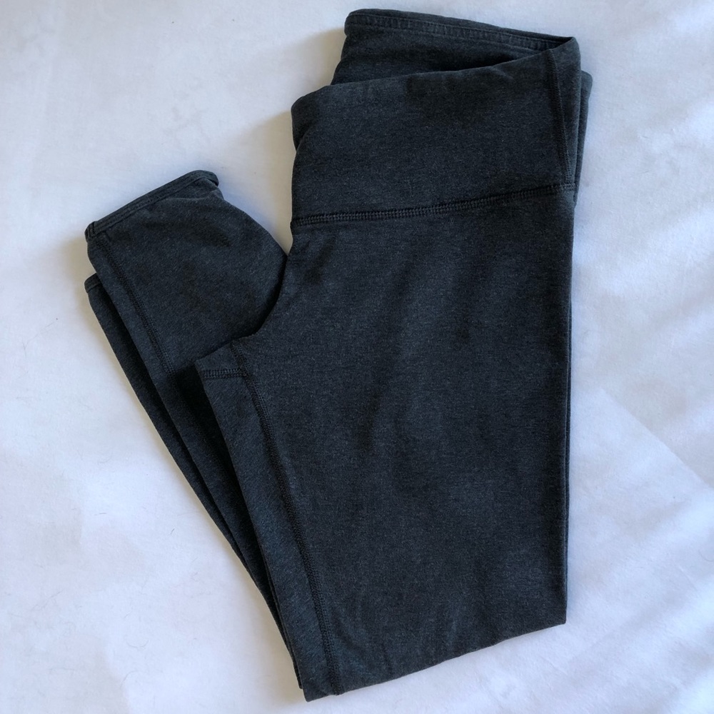 Gray Lululemon Capri pants